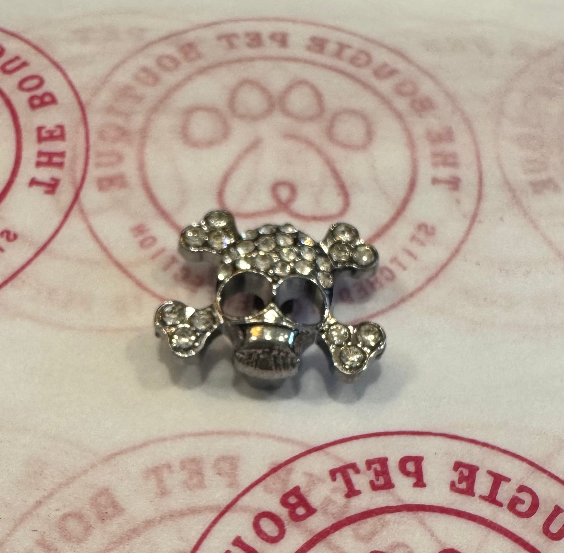 Letter & shape charms - silver bling or non bling 10mm - The Bougie Pet Boutique