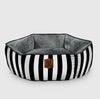 Black & White Striped Bed