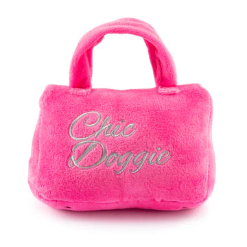 Barkin Bag - Pink w/ Scarf (Chic Doggie) - The Bougie Pet Boutique
