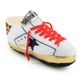 White Golden Pooch Shoe Plush Toy - The Bougie Pet Boutique