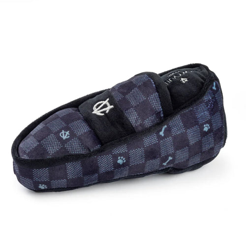 Black Checker Chewy Vuiton Loafer - The Bougie Pet Boutique