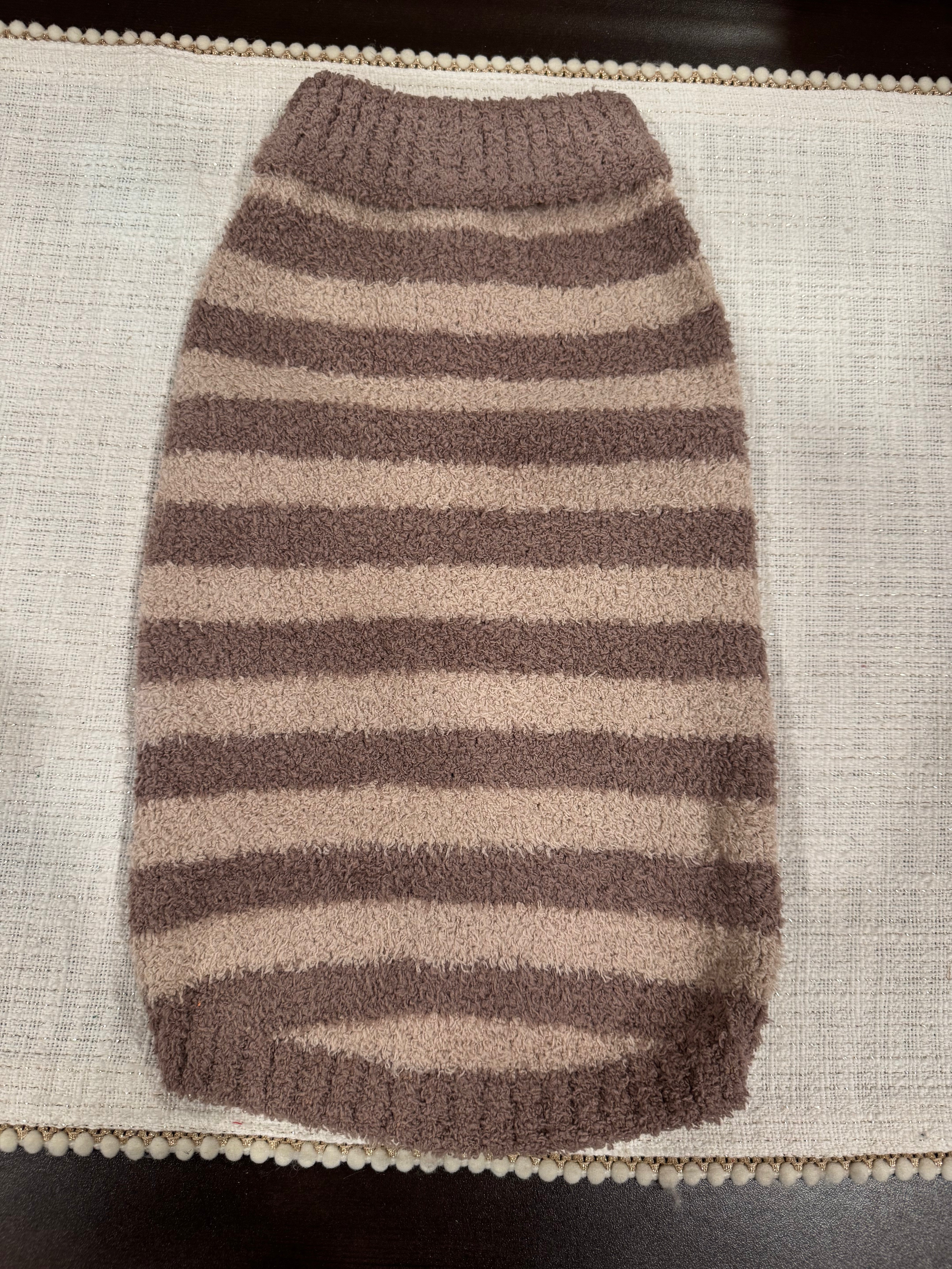 Striped Camel Sweater
