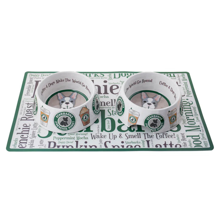 Starbarks Food/Water Bowl Set - The Bougie Pet Boutique