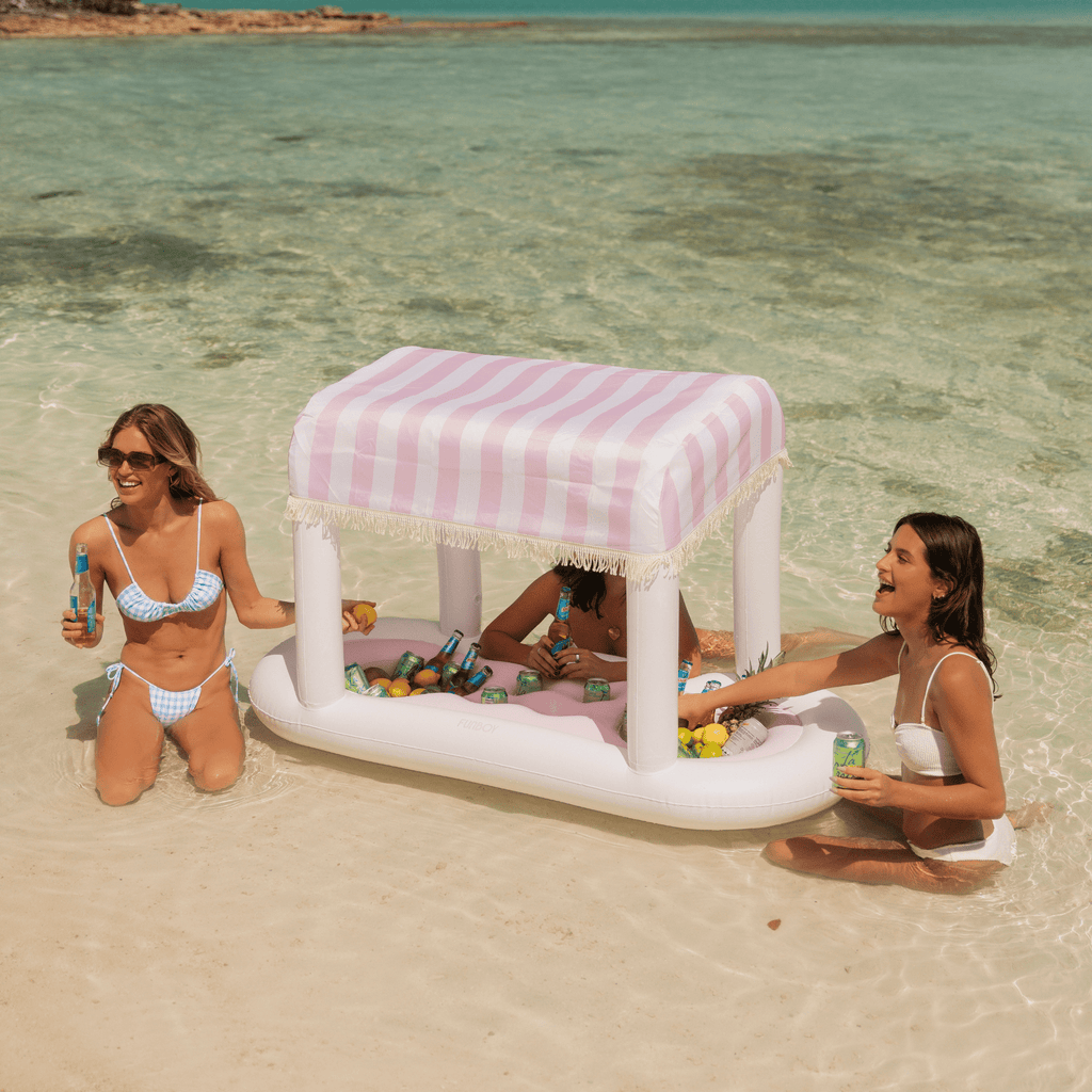 Pink Floating Cabana Bar FUNBOY