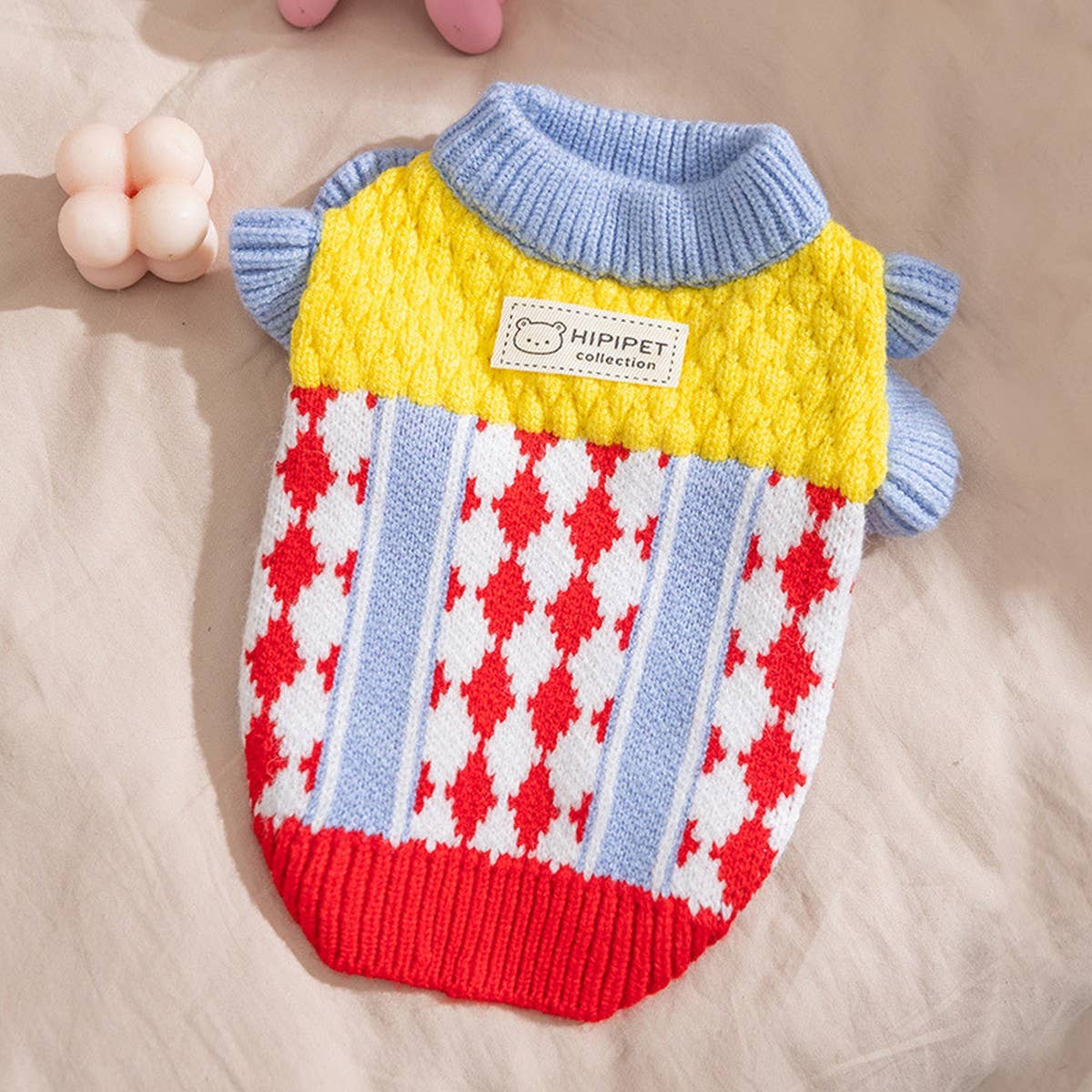 Autumn Winter Pineapple Dog Sweater_CWMM12082 PAWPAWwholesale