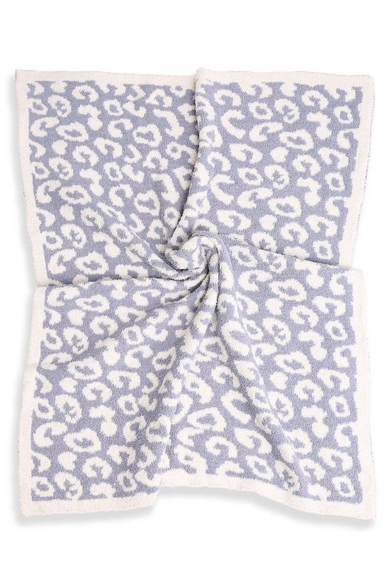 Pet Leopard Print Luxury Soft Throw Blanket