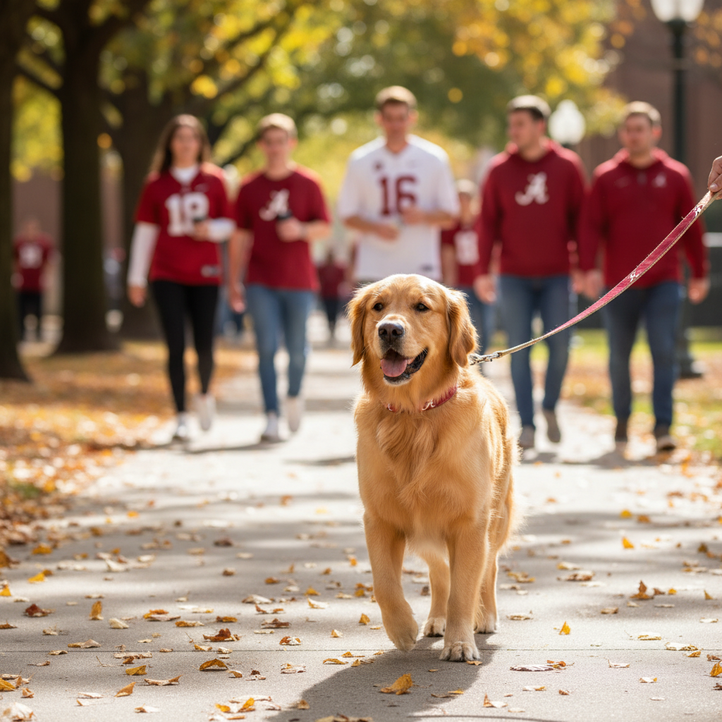 Alabama Crimson Tide Collar Lead Lifestyle