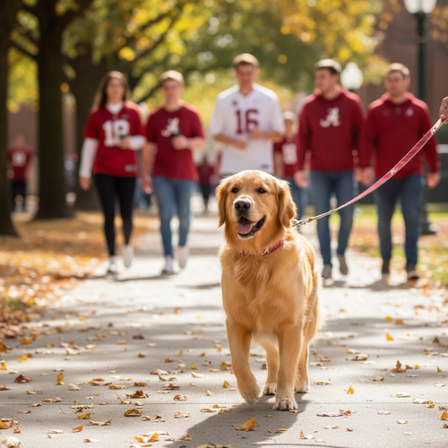 Alabama Crimson Tide Collar Lead Lifestyle