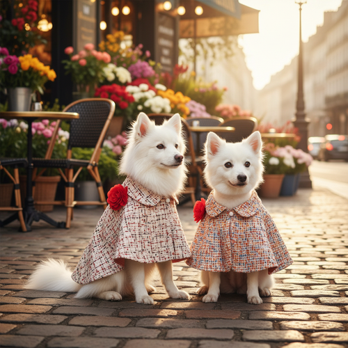 All-weather Dog Poncho Both Variations Lifestyle