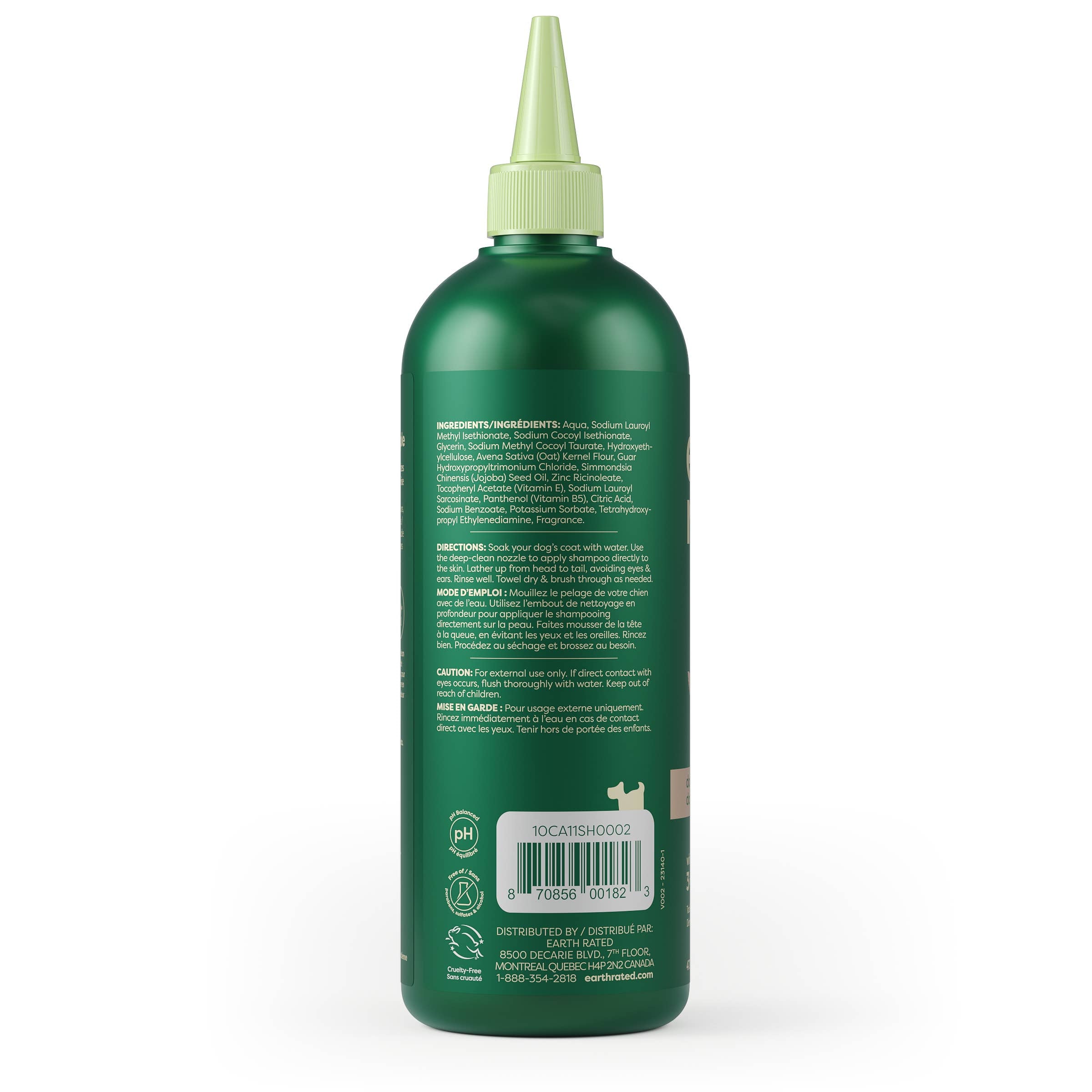 Earth Rated 3 in 1 Dog Shampoo Double Coat 16oz - The Bougie Pet Boutique