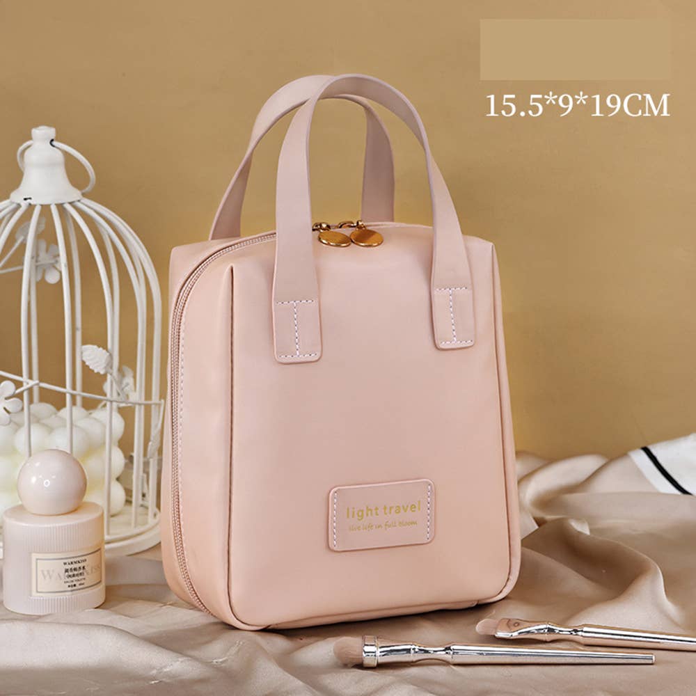 PU Handheld Large Capacity Travel Portable Cosmetics Storage - The Bougie Pet Boutique
