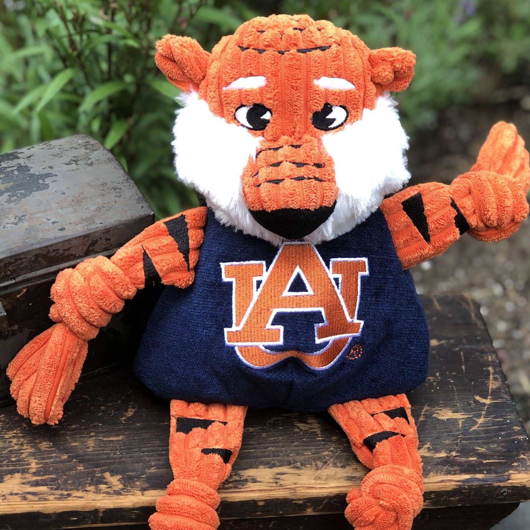 Auburn University, Aubie the Tiger Knottie® Plush Dog Toy - The Bougie Pet Boutique