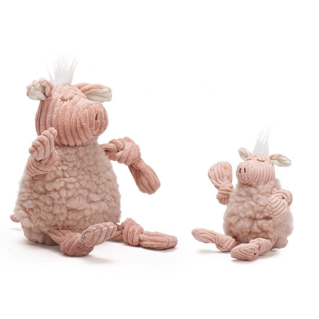 Penelope Pig HuggleFleece® FlufferKnottie™ Plush Dog Toy HuggleGroup