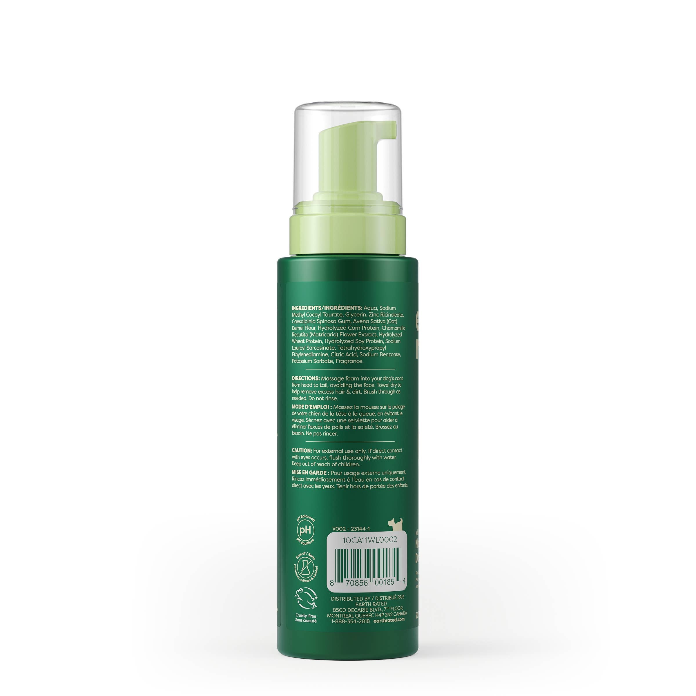 Earth Rated No Rinse Dog Shampoo 7oz - The Bougie Pet Boutique