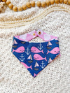 Summer Whale Snap-On Dog Reversible Bandana, Cotton StellaLoo