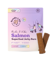 Ride & Vibe Wild-Caught Salmon Jerky Bars for Dogs 5oz