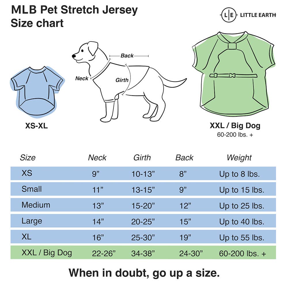 MLB Los Angeles Dodgers Pet Stretch Jersey Little Earth Productions