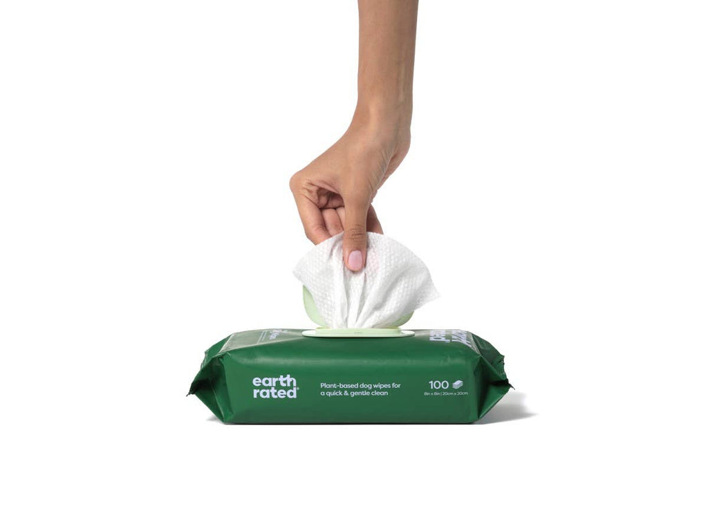 Earth Rated Lavender Dog Grooming Wipes 100ct - The Bougie Pet Boutique