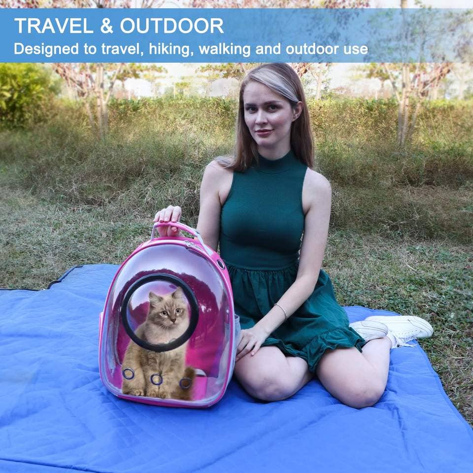 Space Capsule Bubble Cat Backpack Carrier, Pet Carrier Backp