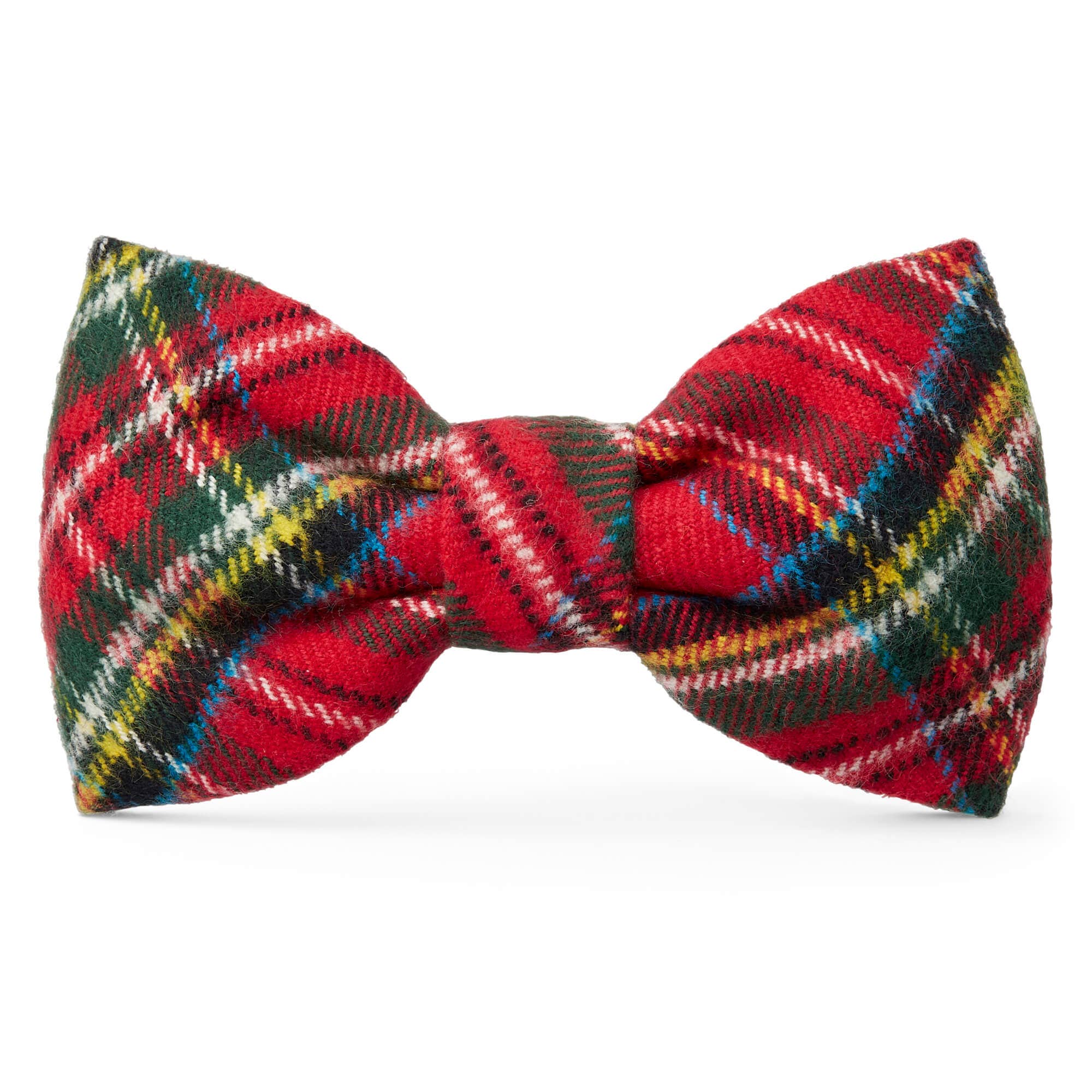 Tartan Plaid Flannel Holiday Dog Bow Tie - The Bougie Pet Boutique