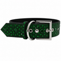 Green Rhinestone Dog Collar Dog Collar World