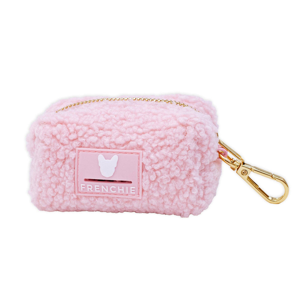 Frenchie Poo Bag Holder - Teddy Pink - The Bougie Pet Boutique