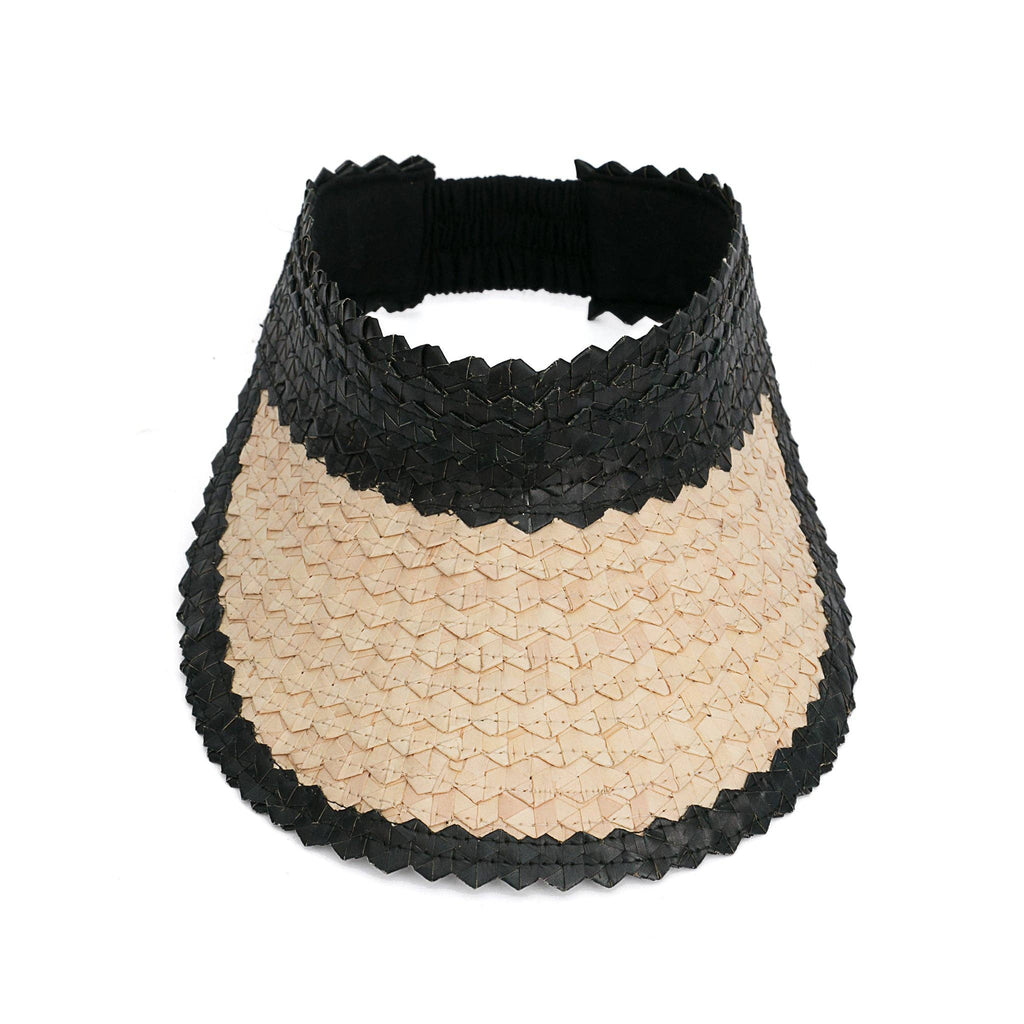 Natural Island Hopper Visor Straw Sun Visor The Artisan and Company