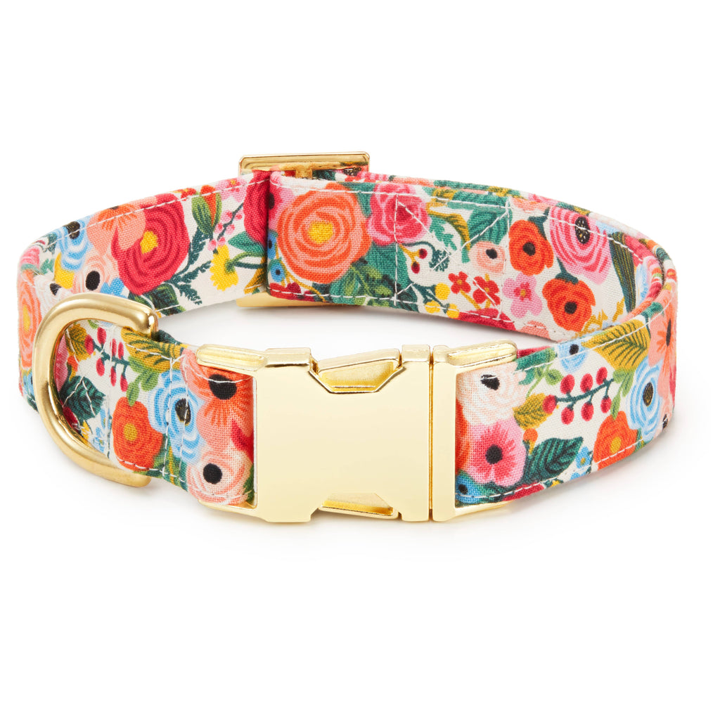 Rifle Paper Co. x TFD Garden Party Dog Collar - The Bougie Pet Boutique