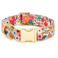 Rifle Paper Co. x TFD Garden Party Dog Collar - The Bougie Pet Boutique