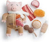 Nocciola Stuffed Pig Dog Toys