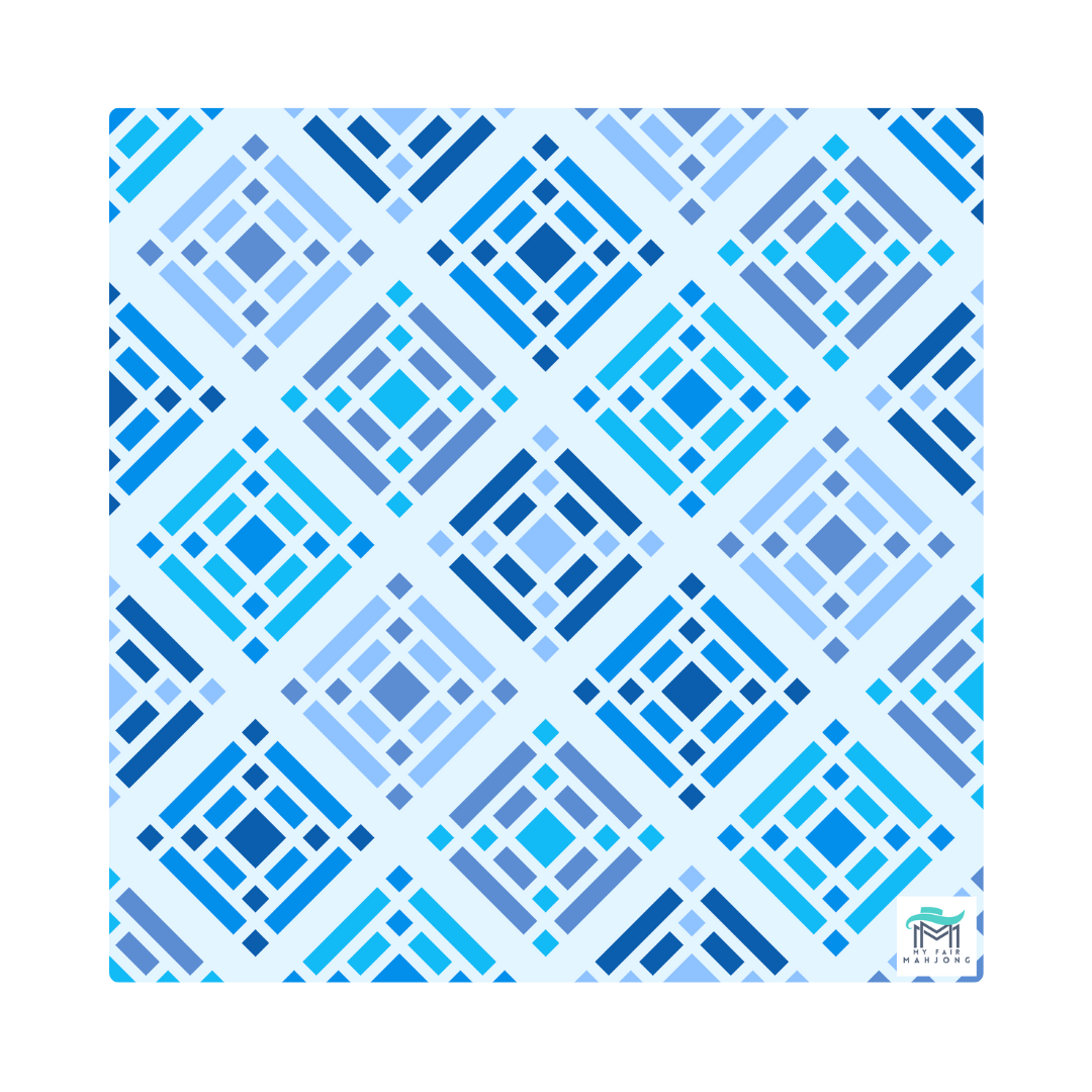 MAHJONG MAT  |  Brightside  |  33" x 33" My Fair Mahjong