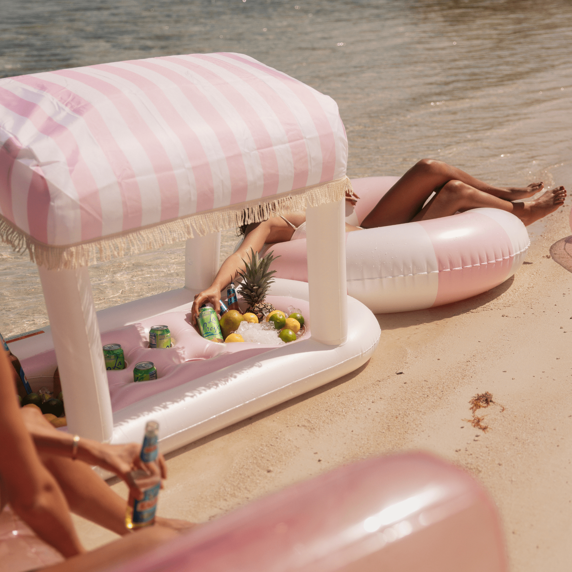 Pink Floating Cabana Bar FUNBOY