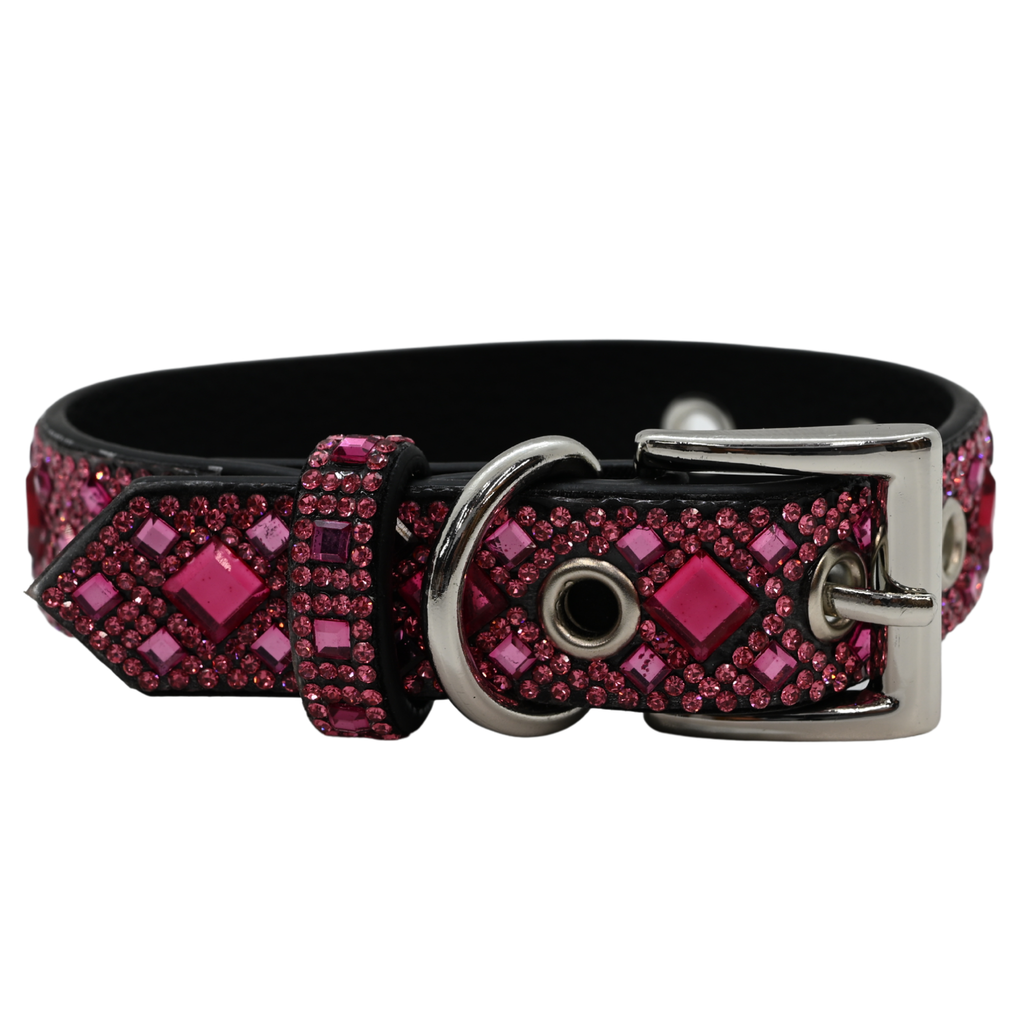 Pink Rhinestone Dog Collar Dog Collar World