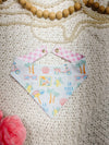 Summer Snap-On Dog Bandana, Curved Neck Cotton (Reversible) StellaLoo