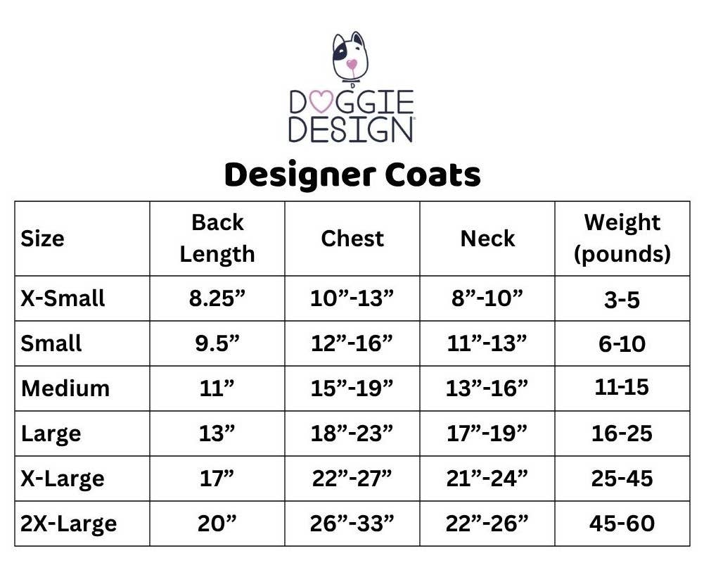 Top Dog Flight Harness Coat - Black Doggie Design