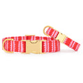 Scallop Stripe Dog Collar - The Bougie Pet Boutique