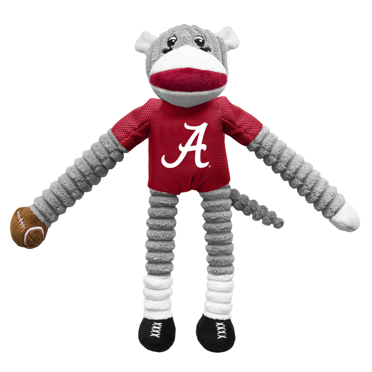 NCAA Alabama Crimson Tide Team Sock Monkey Pet Toy Little Earth Productions