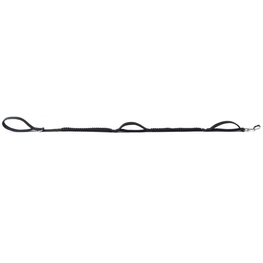 Shock Absorbing Bungee Leash w/ Three Padded Handles 4-6 ft. Shed Defender