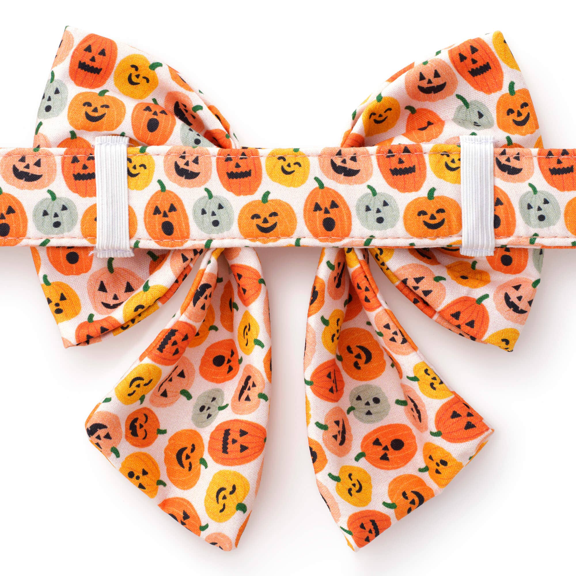 Jack-o'-Lanterns Halloween Lady Dog Bow