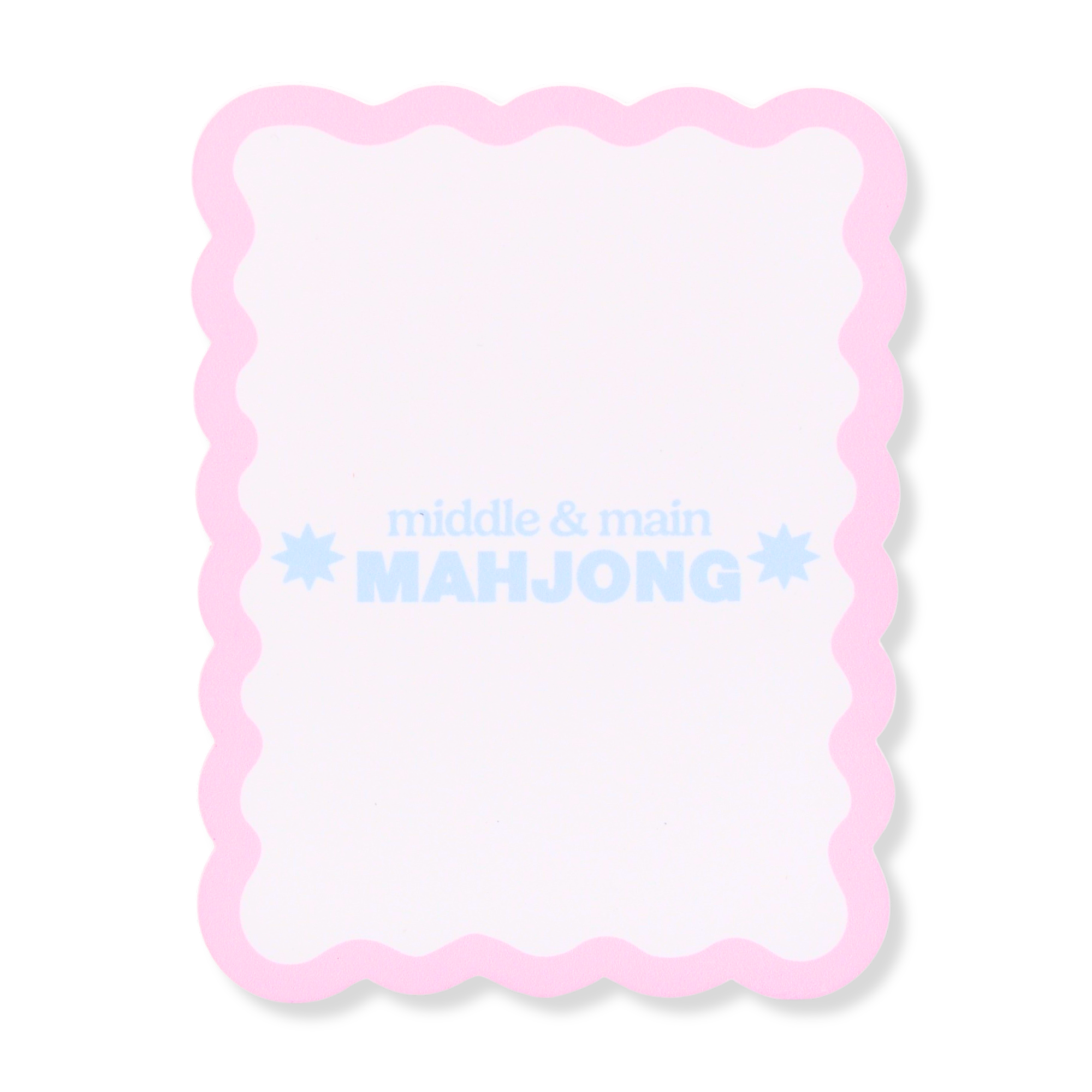 Dot Bam Crack Mahj Shuffler Pair Middle & Main Mahjong
