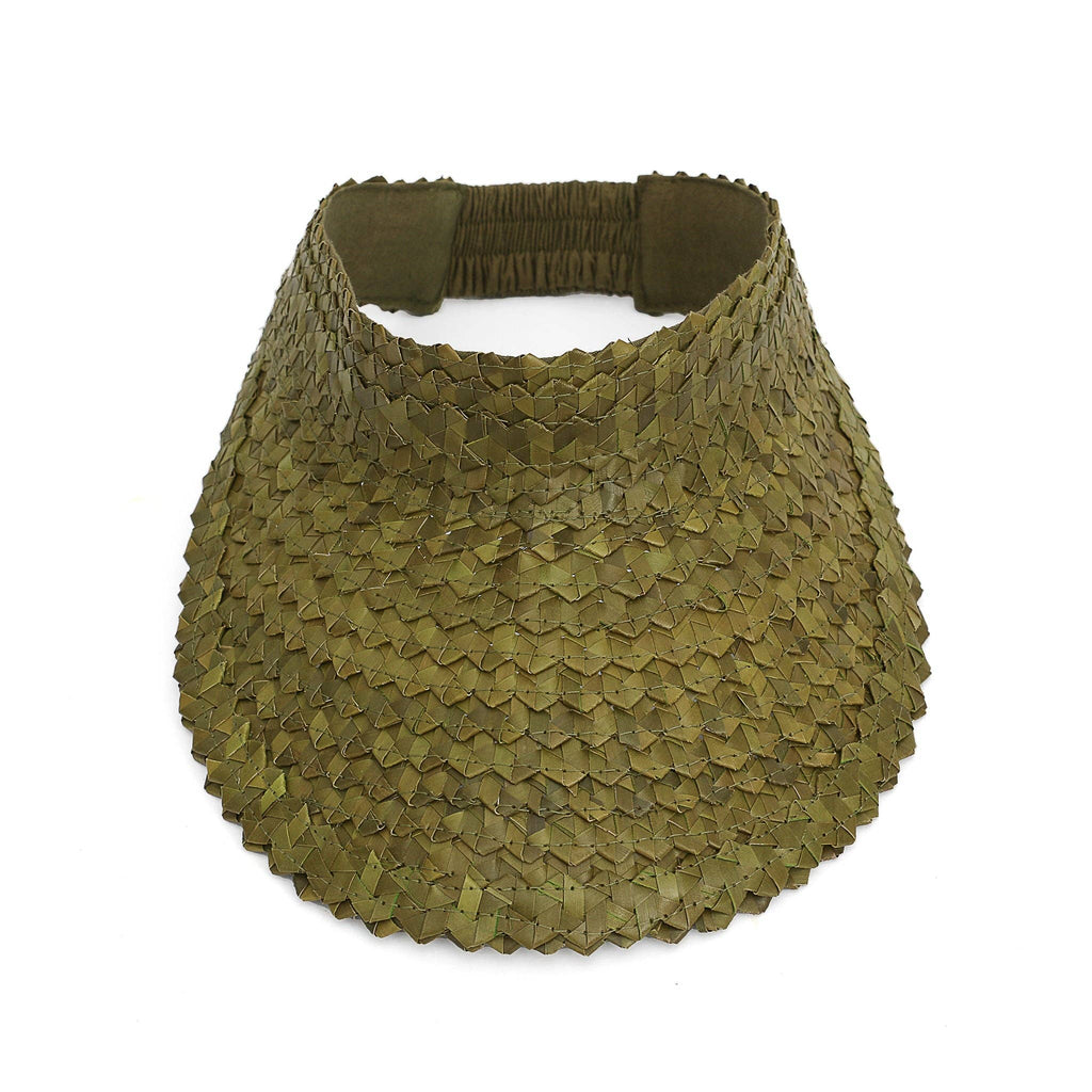 Island Hopper Straw Rattan Visor Hat The Artisan and Company
