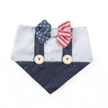 Dog Bandana Patriotic Suspender | 4 of the July  - The Bougie Pet Boutique