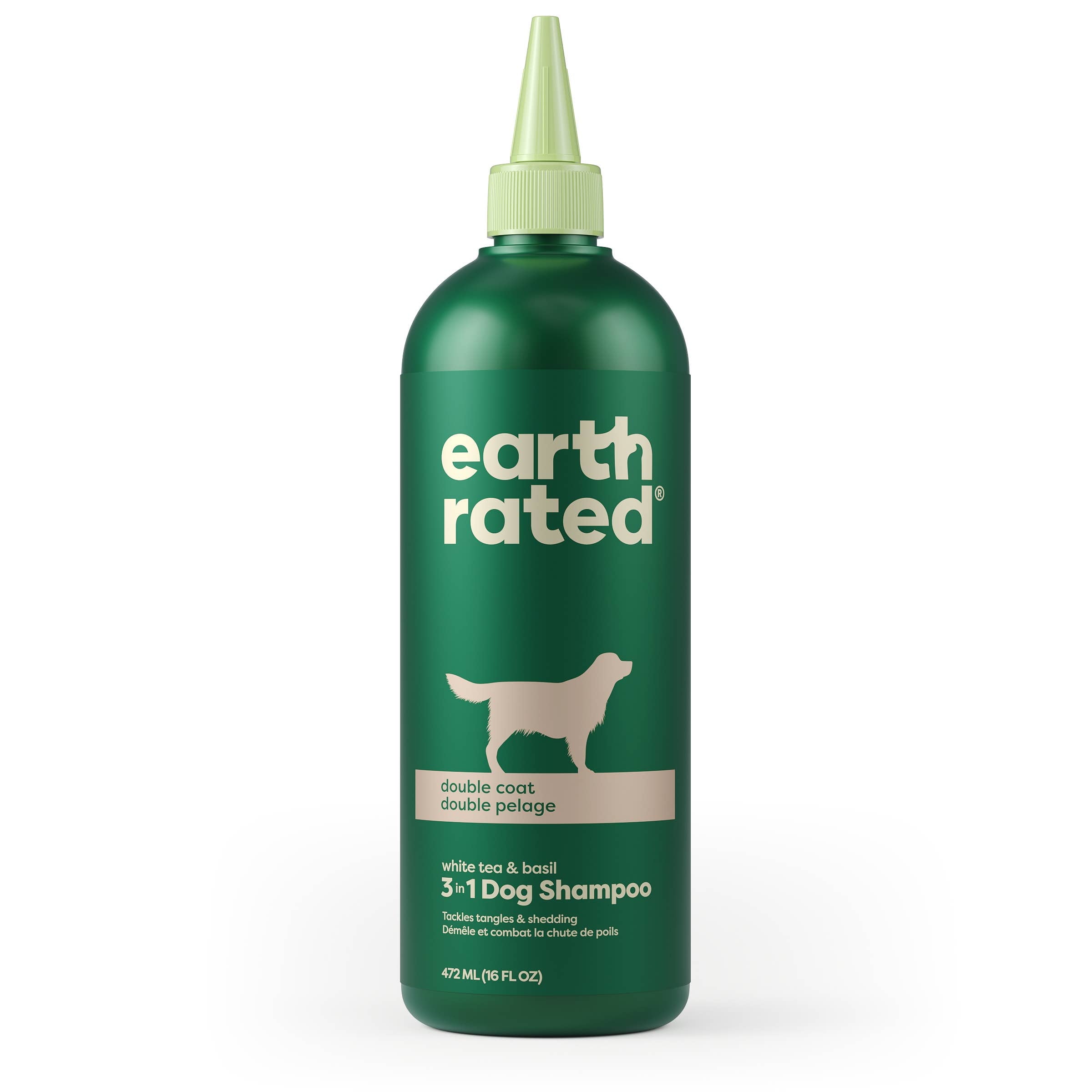 Earth Rated 3 in 1 Dog Shampoo Double Coat 16oz - The Bougie Pet Boutique