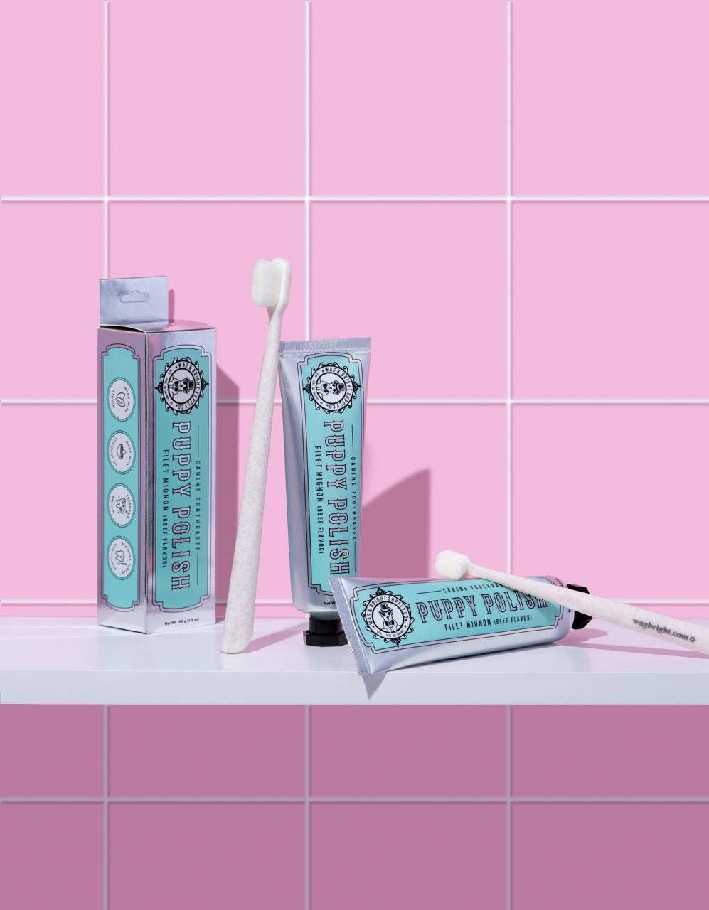 Puppy Polisher Eco Toothbrush - (Medium) - The Bougie Pet Boutique