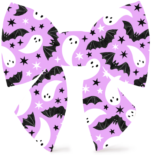 Spooky Season Glow-in-the-Dark Lady Dog Bow - The Bougie Pet Boutique