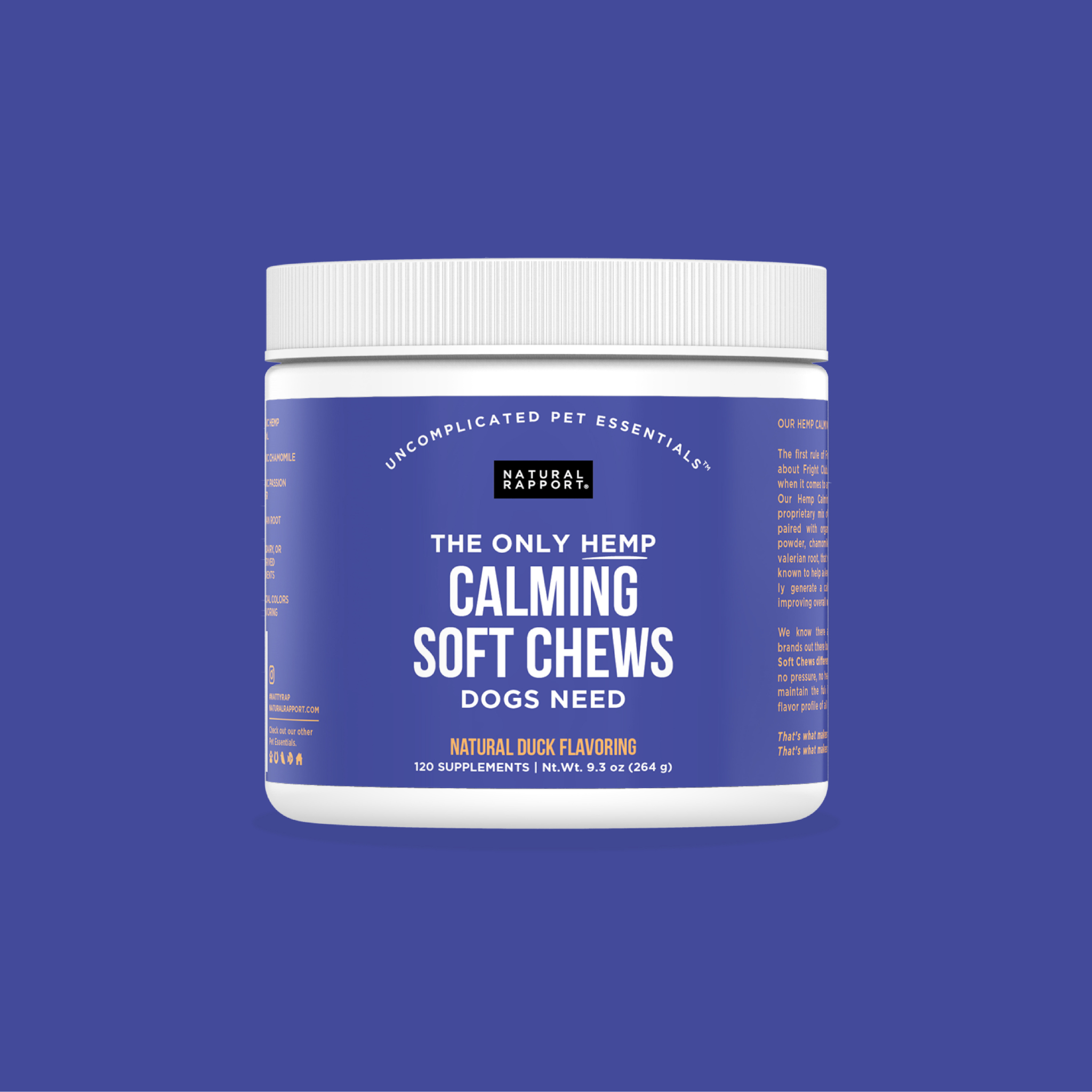 The Only Hemp Calming Soft Chews Dogs Need Natural Rapport