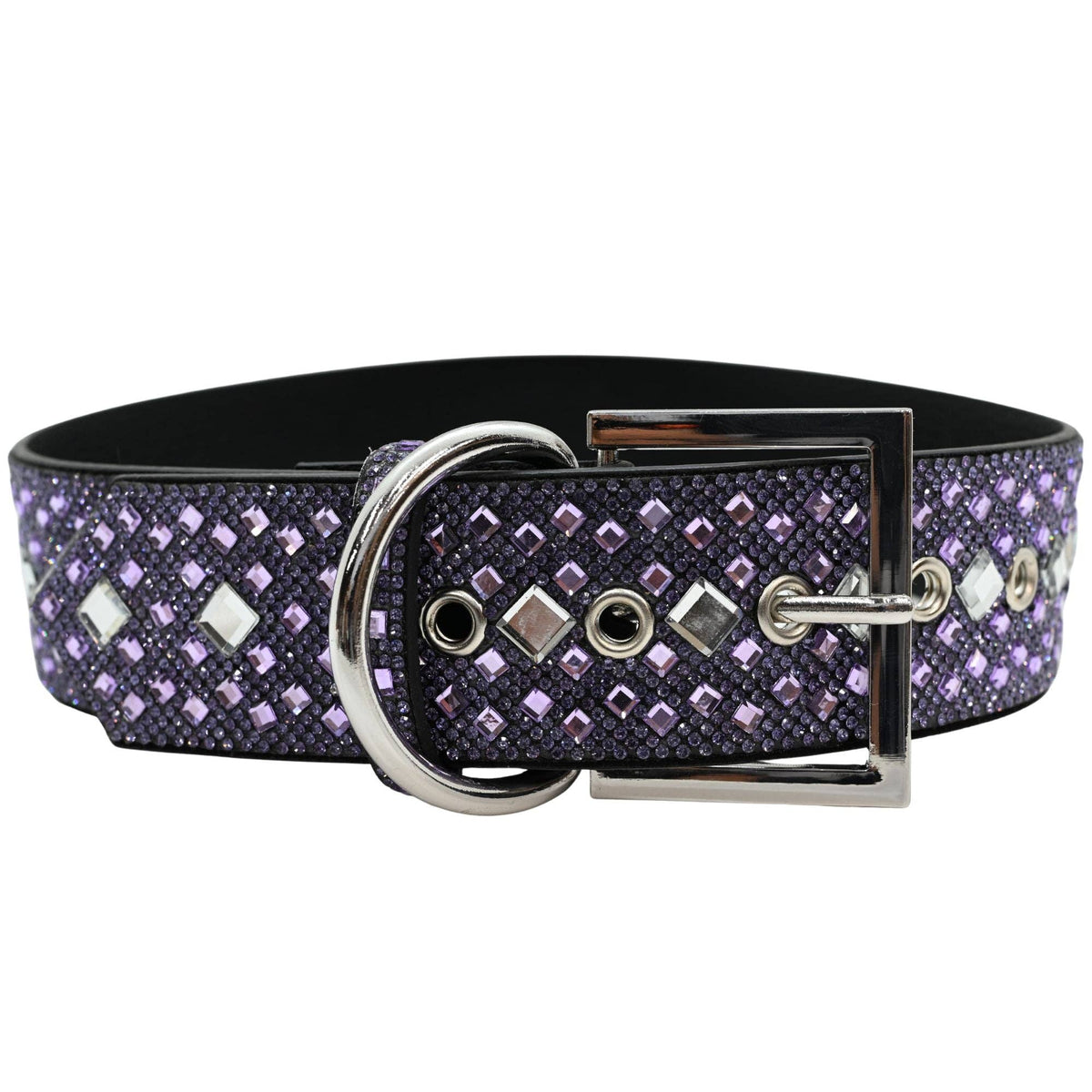 Purple Rhinestone Dog Collar Dog Collar World