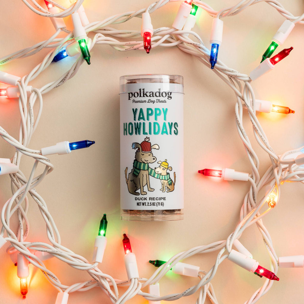 Holiday Mini Tube: Yappy Howlidays - Dog Treats - The Bougie Pet Boutique