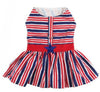Patriotic Dog Dress with Matching Leash Doggie Design