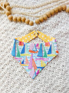 Summer Beach Snap-On Dog Reversible Bandana, Cotton (Copy) StellaLoo